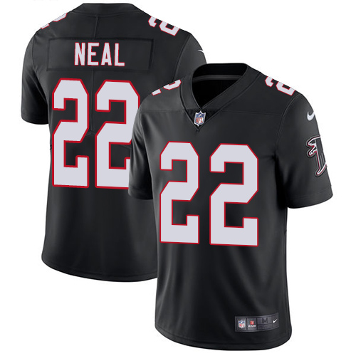 Nike Falcons #22 Keanu Neal Black Alternate Men's Stitched NFL Vapor Untouchable Limited Jersey - Click Image to Close